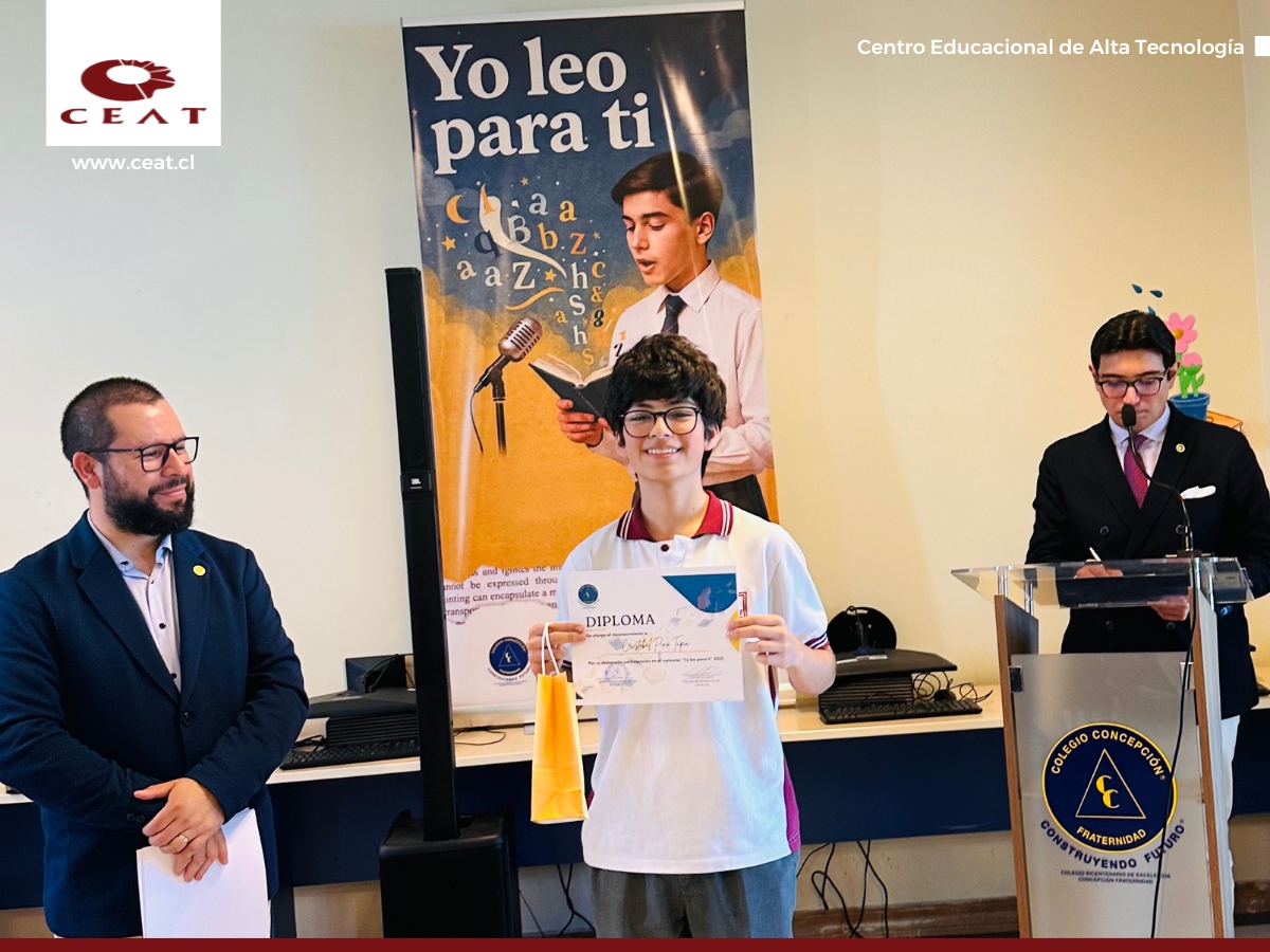 Estudiante del CEAT participa en el concurso _Yo leo para ti”