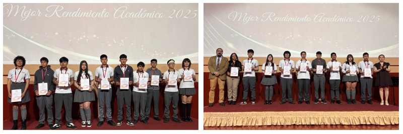 mejor rendimiento académico 2025