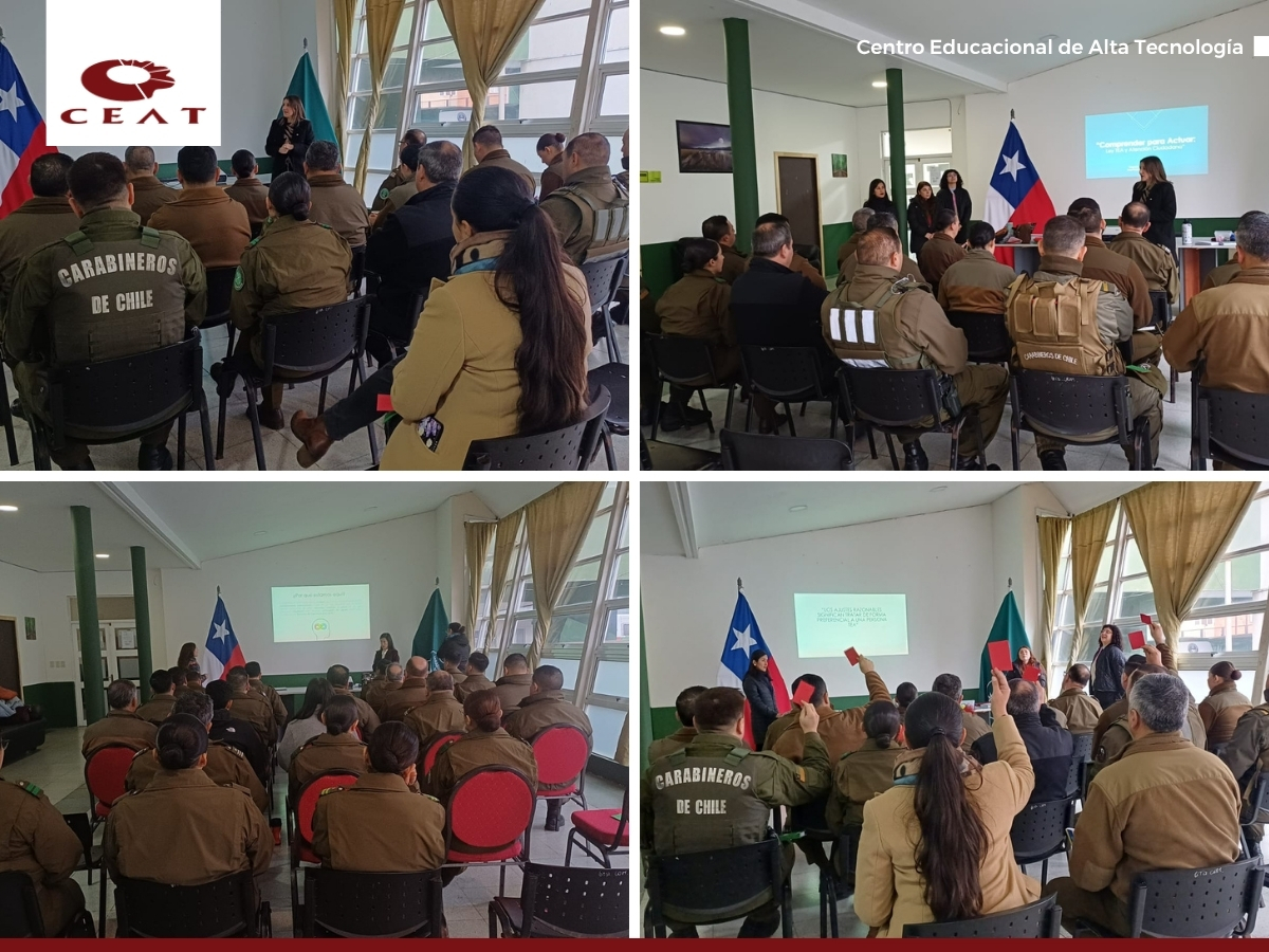 Equipo PIE del CEAT impartió talleres sobre Ley TEA a Carabineros (2)